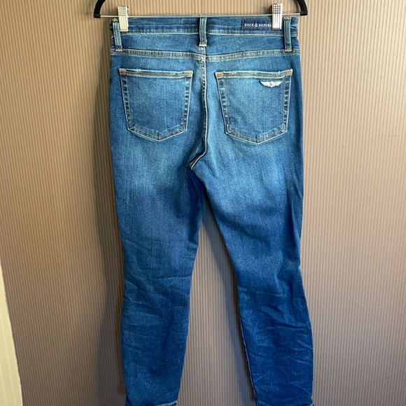 Rock & republic Berlin ankle blue Jean size 10 - Picture 3 of 5